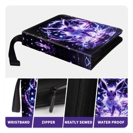 Egmelos Sammelalbum für Karten, Sammelkarten Album, 50 Seiten 900 Karten Kapazität, Sammelalbum Karten Album, Sammelalbum, Geschenk Karten Heft Für Jungen Mädchen Sammler (A-9)