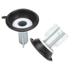 2Pcs Carburetor Vacuum Diaphragm Valve Slide Compatible with Kawasaki Brute Force 650 KFX700 Prairie 650 700 16126-1226