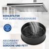 VIOKS Activated Carbon Filter Cooker Hood Filter 125 mm Diameter