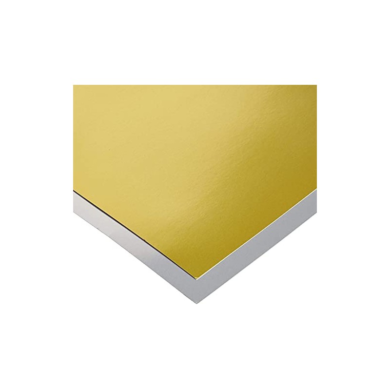 Hygloss Products Metallic Foil Board-10 Sheets, 10"x13" 5 Gold &