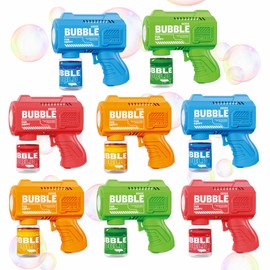 SmartYeen 8-Pack Automatic Bubble Gun,Bubble Machine Blower Outdoor Toys for Toddlers Ages 1-8 Gifts Wedding Party Favors