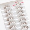 10 Pairs Brown Lashes Clear Band Brown Manga Lashes Japanese