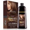 Mokeru Argan oil Essence Hair Dye Shampoo Color Shampoo for Unisex