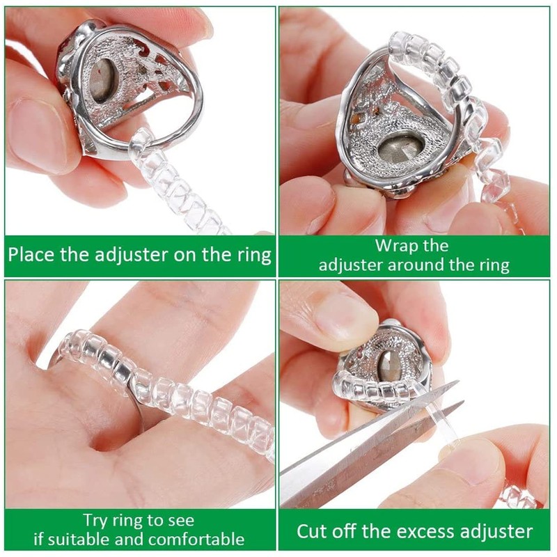 Pack of 10 Ring Size Adjusters for Loose Rings Ring