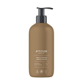ATTITUDE Hand Soap, Plant and Mineral-Based Ingredients, Vegan and Cruelty-free Personal Care Products, Limited Edition Fall 2022, Vanilla Caramel, 16