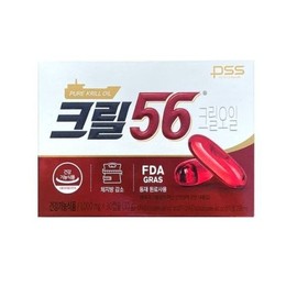 Pulse Krill 56 1 Box 30 Capsules Krill Oil Body Fat Management Health Functional Food Nutritional Supplement / 펄세스 크릴56 1박스 30캡슐 크릴오일 체지방 관리 건강기능식품 영양제