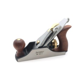 Taytools #2 Premium Bedrock Style Flat top Smoothing Plane Bench Plane - 7-1/2" Long Sole, 1-5/8" Wide Blade Cryo O1 Steel