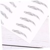minkissy Sets Natural Look Eyebrow Stencils Brow Tint Stickers Artificial
