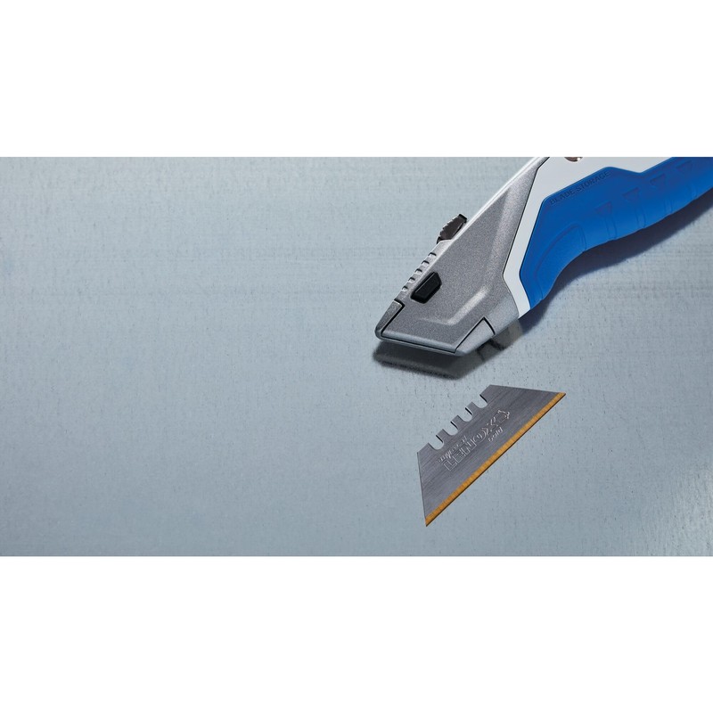 LENOX Utility Knife with 3 Bi-Metal Blades, Retractable, Foldable and