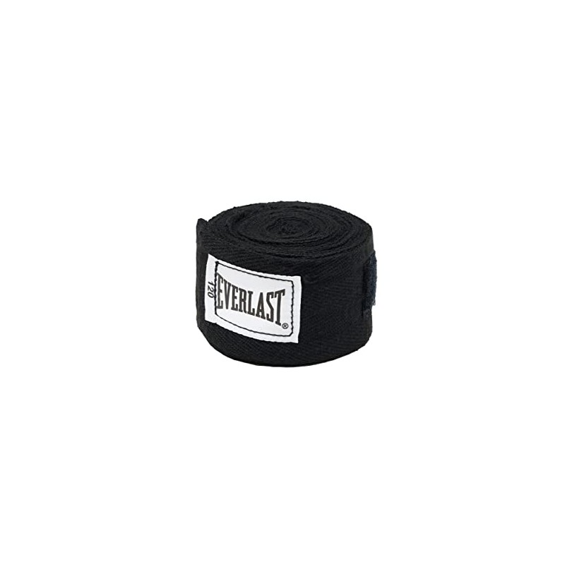 Everlast 120" Classic Hand Wraps, Black