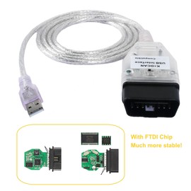 Dezanyc K+CAN K+DCAN Ediabas Cable OBD Interface with Switch for FT232RL Expert Coding Tool
