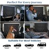 Car Window Shades, Retractable Privacy Curtain with 4 Suction Cups,