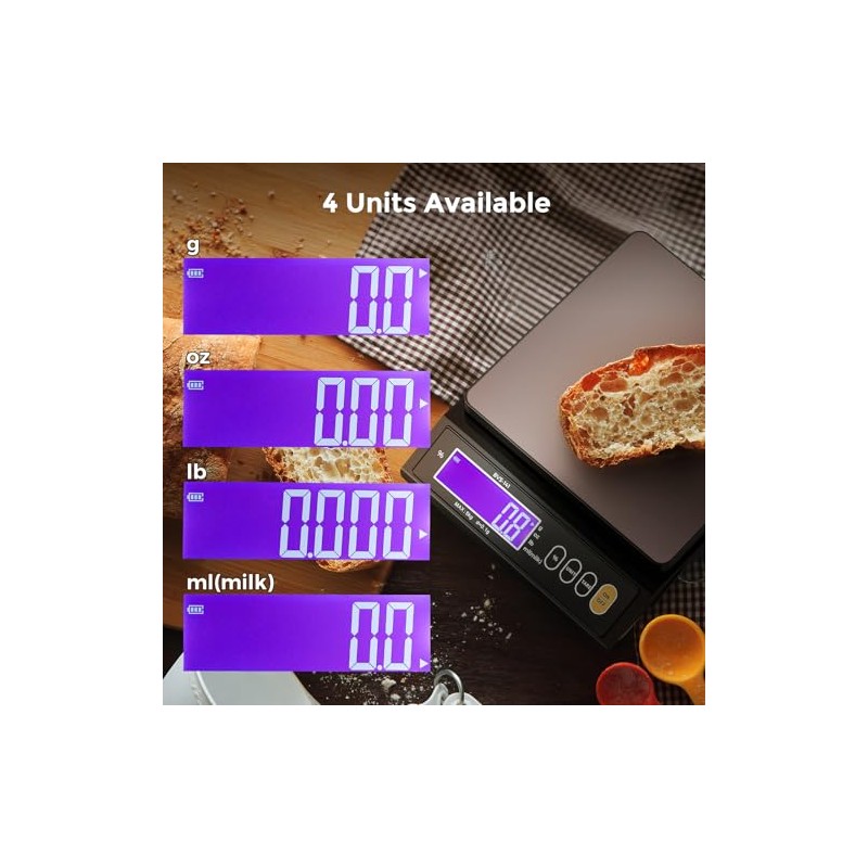 Bonvoisin Baking Scale 0.1 Gram Accuracy Digital Scale for Kitchen,