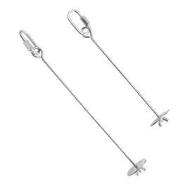 Set Of 2 Bird Feeder Stand, Budgie Feeder, Chicken Feeder Bird Fruit Fork, Budgie Feeders For Cages Stainless Steel Feeder, Hanging Feeder For Bird Fruit Feeding, 18 And 23 Cm