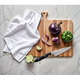 ZOYER Flour Sack Towels 28" x 28", 4 Pack - 100% Cotton Dish Towel - Machine Washable TeaTowels, Ultra Absorbent BarTowels, Dish Cloth Perfect for Drying Dishes & Cleaning - White