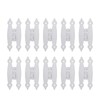 Pastlla 10pcs Cabinet Hinges - Antique H Hinges, Cold Rolled