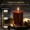 RosMank 3 Set LED Candles, Indoor & Outdoor Candles with