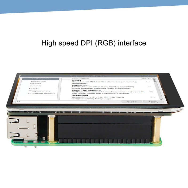 4.0in IPS Display CTP LCD HD Display DPI Interface Touch