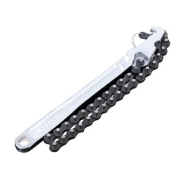 Trasylph 12 Inch Chain Pipe Wrench - Heavy Duty Carbon Steel, Fits 2-1/2' to 6' Pipes and Filters, Adjustable Ratcheting Wrench for Universal Use