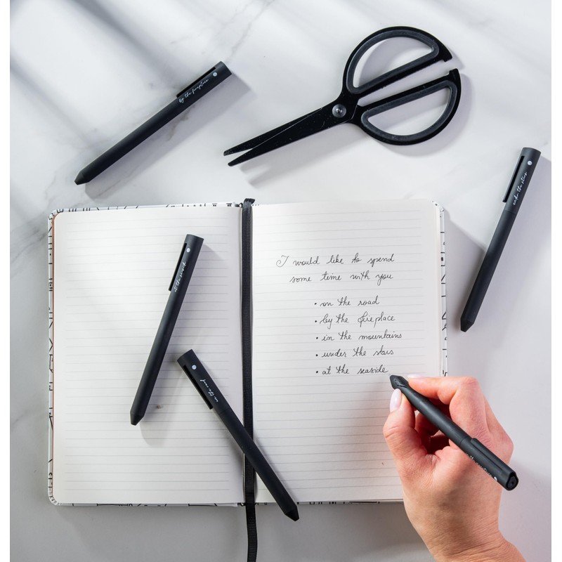 DIVERSEBEE Black Gel Ink Pens, 0.5 mm Gel Pens Fine