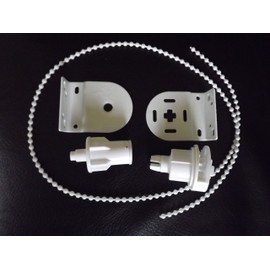 Blindspares Standard Roller Blind Brackets and Chain for 32mm Tube.