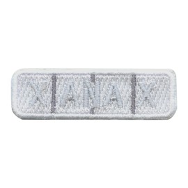 Xany Bar Pill Patch Chill Calm Embroidered Iron On