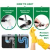 110FT Sewer Jetter Kit for Pressure Washer, 5800PSI Drain Cleaner