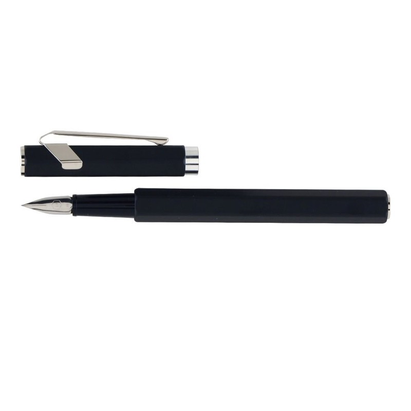 Metal Fountain Pen 849 Black Nib EF