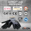 OX-ON Flexible Advanced 1900 Grey Work Gloves, Durable Safety Gloves,