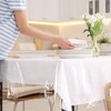 LAMINET Clear Plastic Tablecloth Protector Cover – Heavy-Duty Deluxe Vinyl