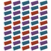 HiFi Triangular Pencil Colour Erasers, Multicolour, Pack of 50, Multipack,