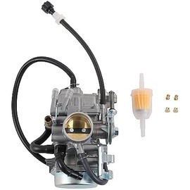 Carburetor Carb & Fuel Filter Compatible with 1999-2007 Honda Shadow VLX 600 VT600C VT600CD Deluxe 16100-MZ8-U43