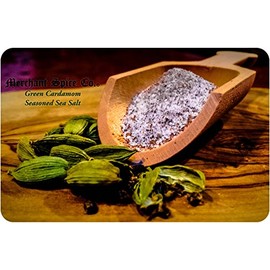 Green Cardamom Salt from the Seasoned Sea Salts Collection by Merchant Spice Co.