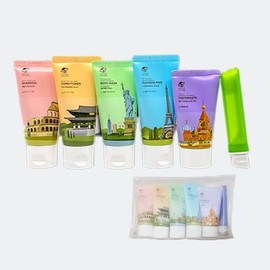 Simple Full Travel Toiletries Chuseok Holiday Gift Set Elastane Shampoo / 심플가득 여행용 트래블 세면도구 추석 명절 선물세트엘라스틴샴푸