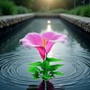 2Pcs Artificial Aquarium Plants,Flower Aquarium Decoration Artificial Aquatic Plant Waterweed