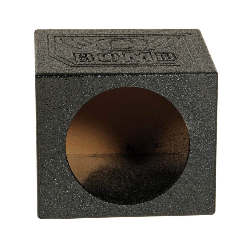 Qpower QBOMB15SSINGLE Single 15 Sealed Woofer Enclosure Withh Bed Liner