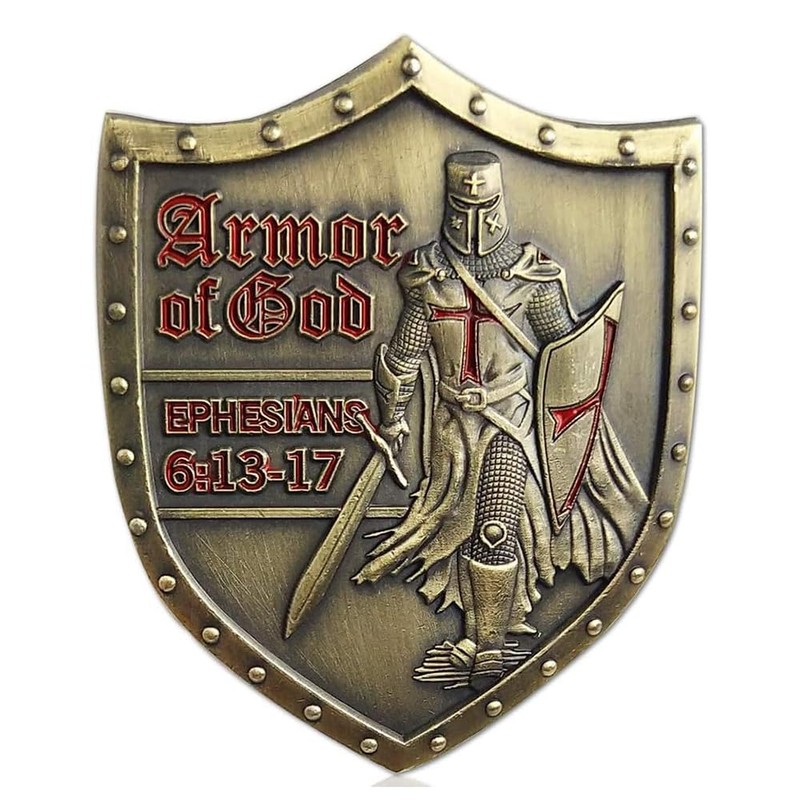 Put On The Whole Armor of God Challenge Coin Eph