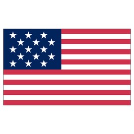 US Flag Store 15-Star Spangled Banner 3ft x 5ft Printed Polyester Flag
