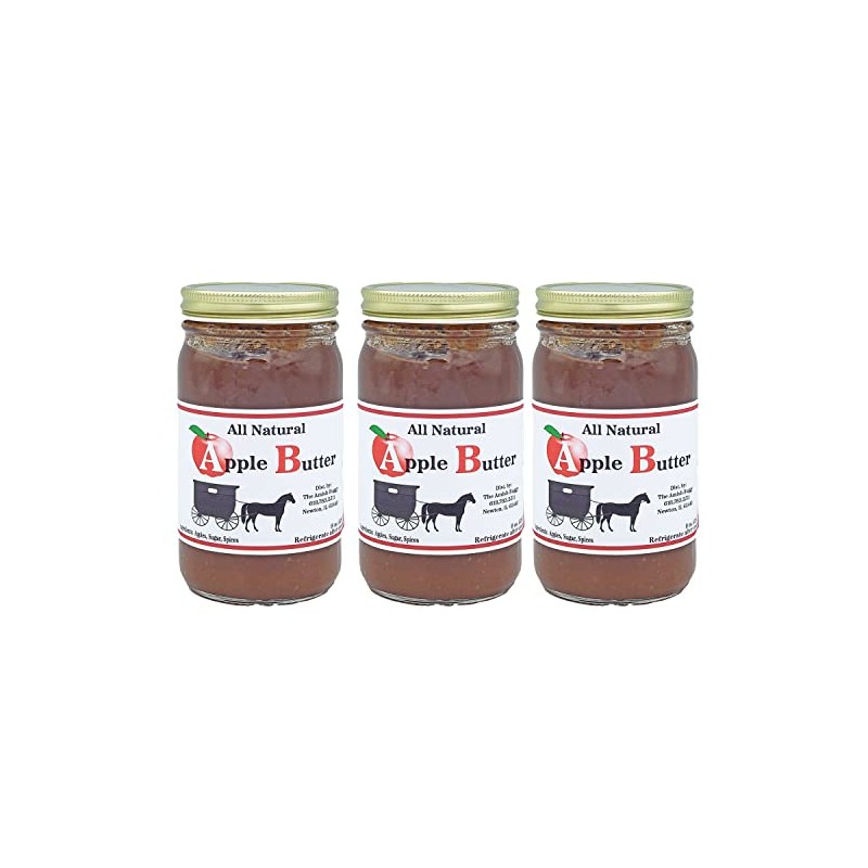 All Natural Fruit Butters 8 oz. (Apple (3 Jars))