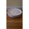 Disposable Paper Plates, 9 inch, White, Uncoated, Microwaveable, 100 Count