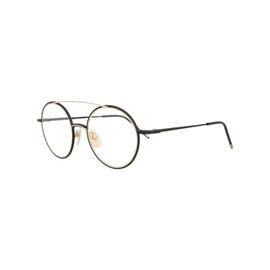 Eyeglasses THOM BROWNE TB 108 A-BLK-GLD Black Iron-12K Gold