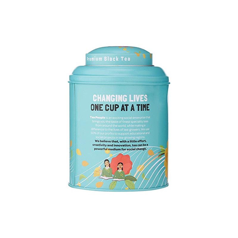 Tea People Darjeeling Muscatel Loose Black Tea Caddy, 125 g