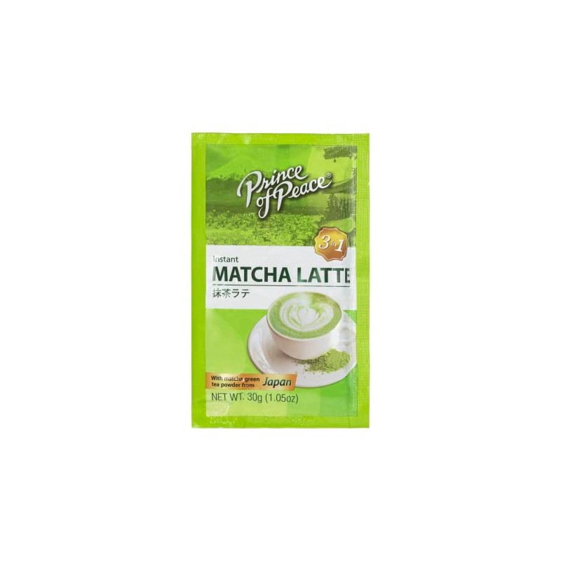 Prince of Peace Matcha Latte Instant Beverage - 24 Sachets