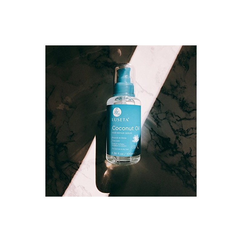 Luseta Coconut Oil Hair Repair Serum, 3.38 Ounces