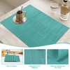 AMFUN Set of 6 Washable Woven Placemats, Waterproof Place Mats