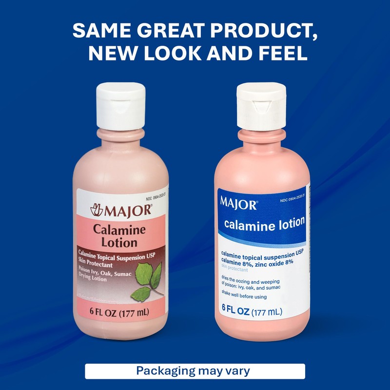 MAJOR Calamine Lotion - Calamine Topical Suspension USP Skin Protectant