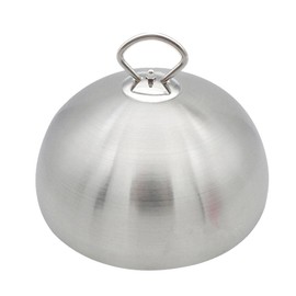 yuksok Stainless Steel Cloche Food Serving Plate Dish Dining Dinner, Color2