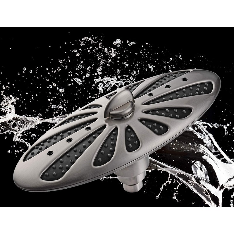 BRIGHT SHOWERS Rain Shower Head for Bathroom High Pressure Rainfall
