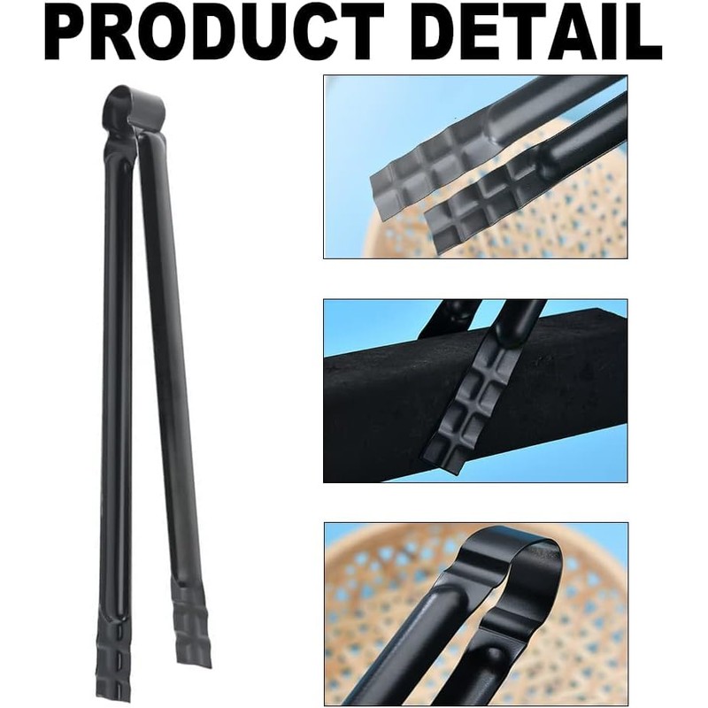 Multifunctional Metal Barbecue Tongs - High Quality Charcoal Clip, Practical