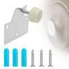 LUTQ Heavy Duty Fan Mounting Bracket, Solid Steel Wall Mount